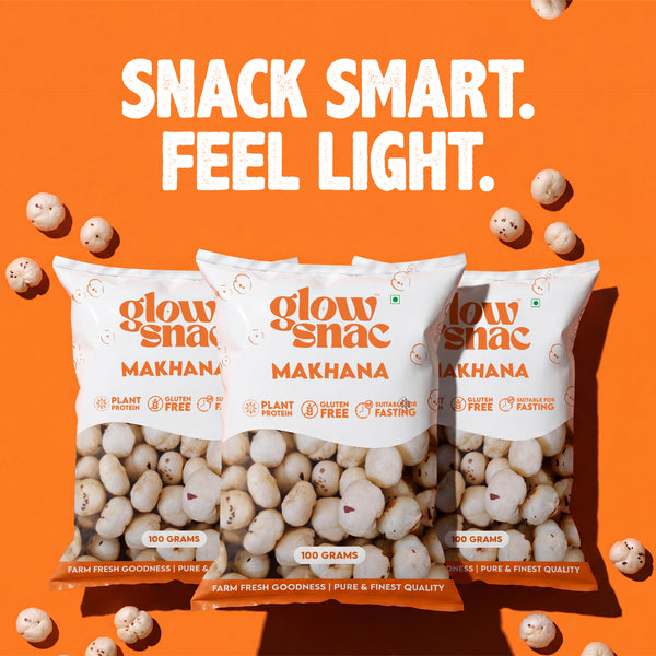 Raw Makhana Whole 100g x 3 | Triple Value Pack