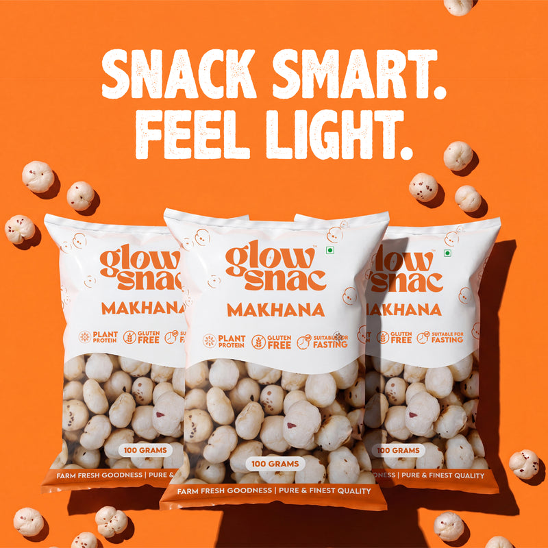 Raw Makhana Whole 100g x 3 | Triple Value Pack