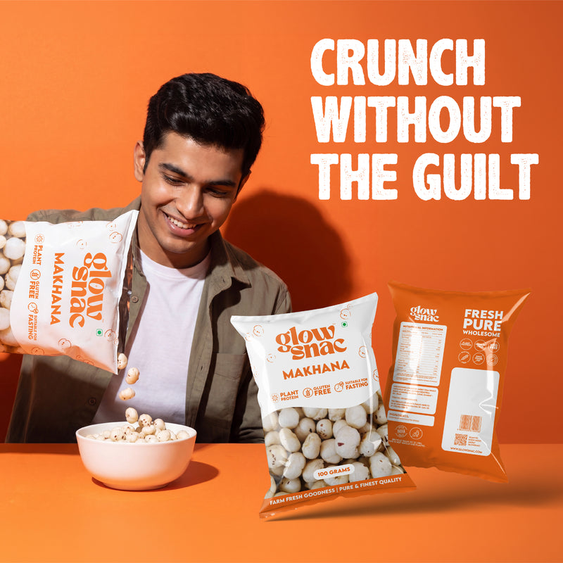 Raw Makhana Whole 100g x 3 | Triple Value Pack