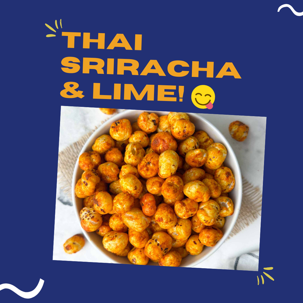 GlowSnac - Thai Sriracha Lime - Flavoured Roasted Makhana 60gm