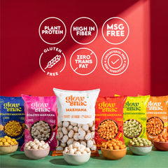 The Family Favorite Box - (Raw Makhana Whole 200g + All 5 Flavours (5 x 20g) SUPER SAVER!