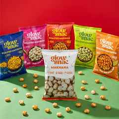 The Family Favorite Box - (Raw Makhana Whole 200g + All 5 Flavours (5 x 20g) SUPER SAVER!