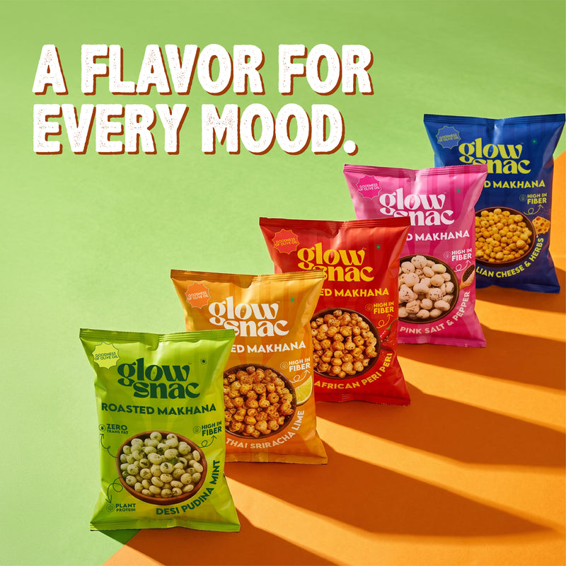 The GlowSnac Collection - GET ALL 5 Lip Smackin' Flavours !